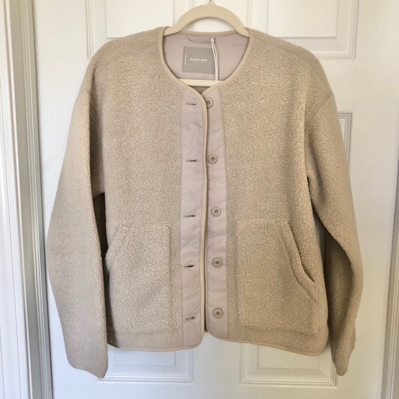 Everlane Jackets & Blazers - NWT Everlane ReNew Teddy Liner